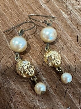 Kirks Folly Gold-Tone Pearl Drop Earrings